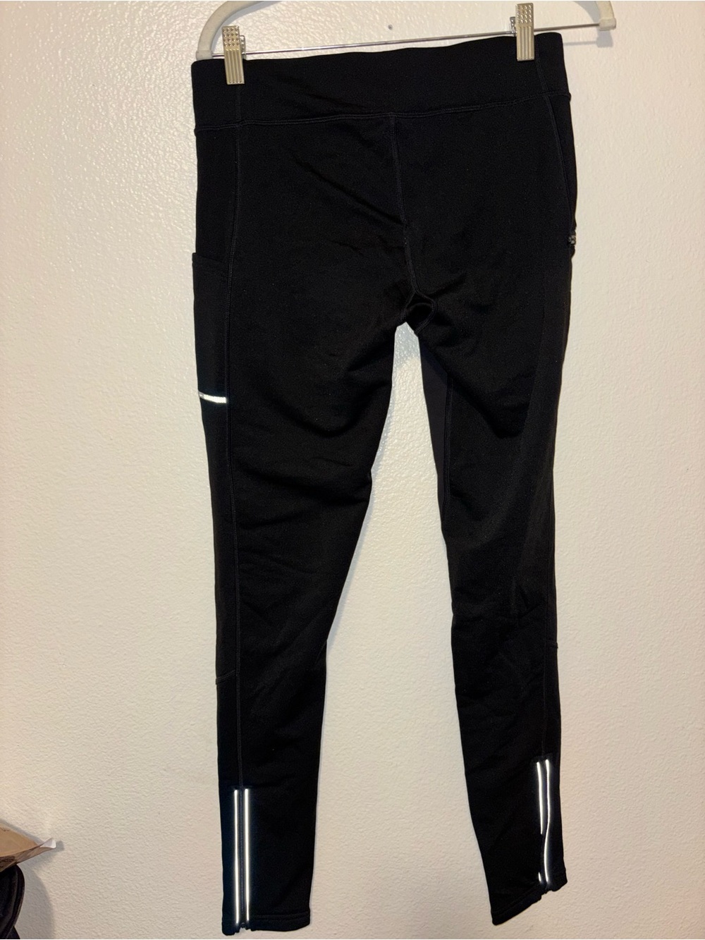 Smartwool Black Performance Leggings with Neon Logo - Picture 4 of 5